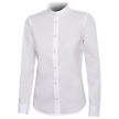 Lady's mandarin collar shirt VELILLA WHITE