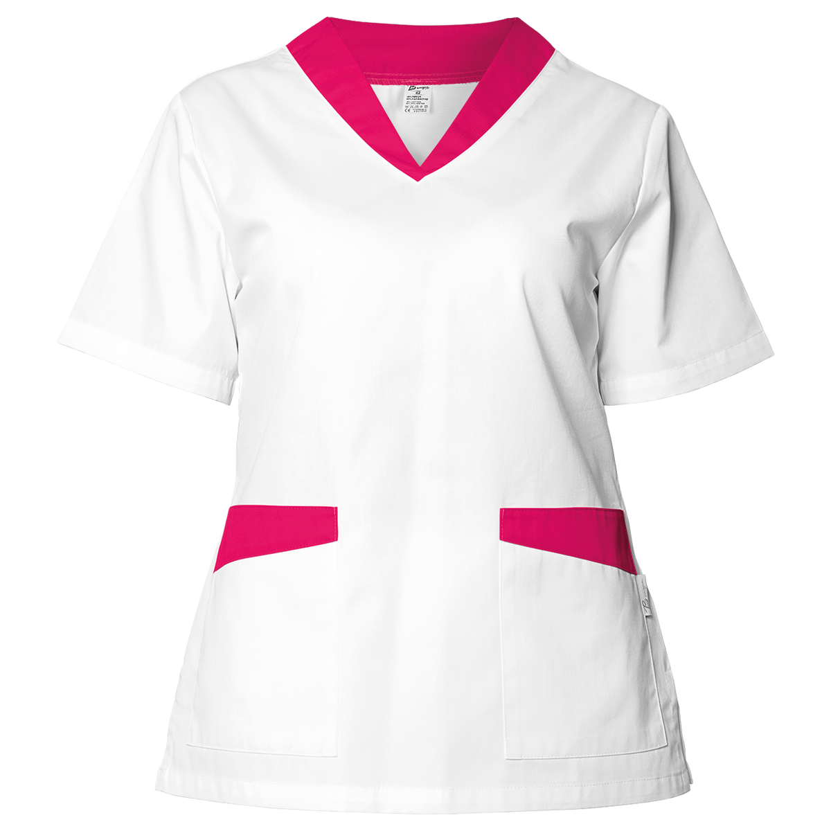 Γυναικεία Ιατρική Μπλούζα άσπρο FABIANA WHITE/DARK PINK
