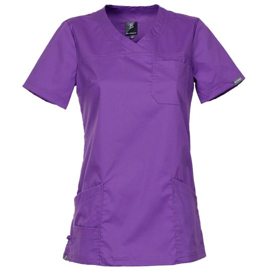 Γυναικεία ιατρική μπλούζα VICTORIA DARK PURPLE - 1