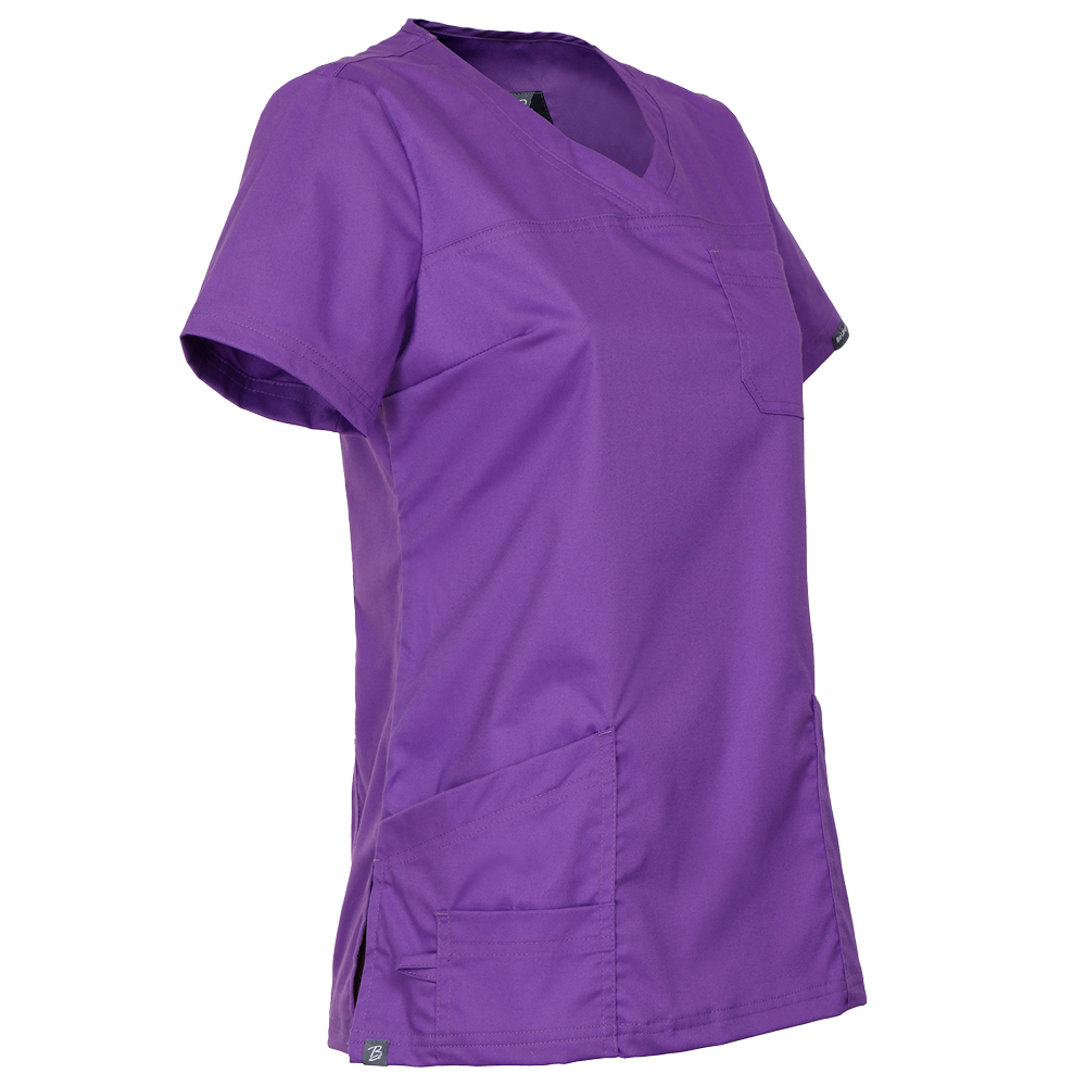 Дамска медицинска туника VICTORIA DARK PURPLE - 5