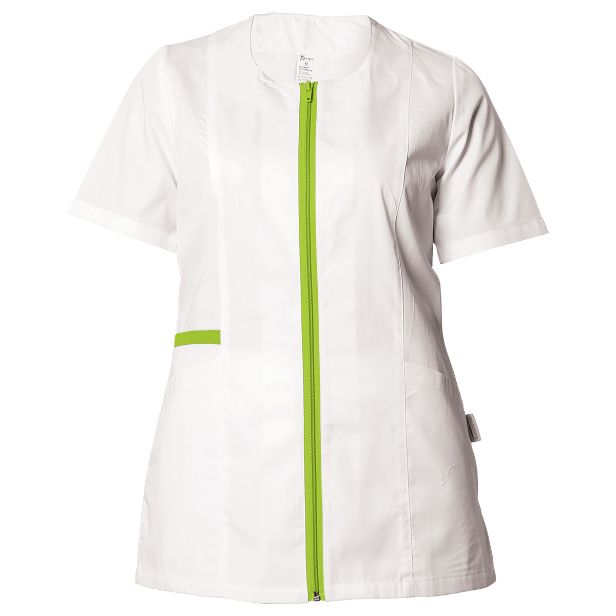 Γυναικεία Ιατρικό Μπλούζα άσπρο ZAIRA WHITE/LIGHT GREEN