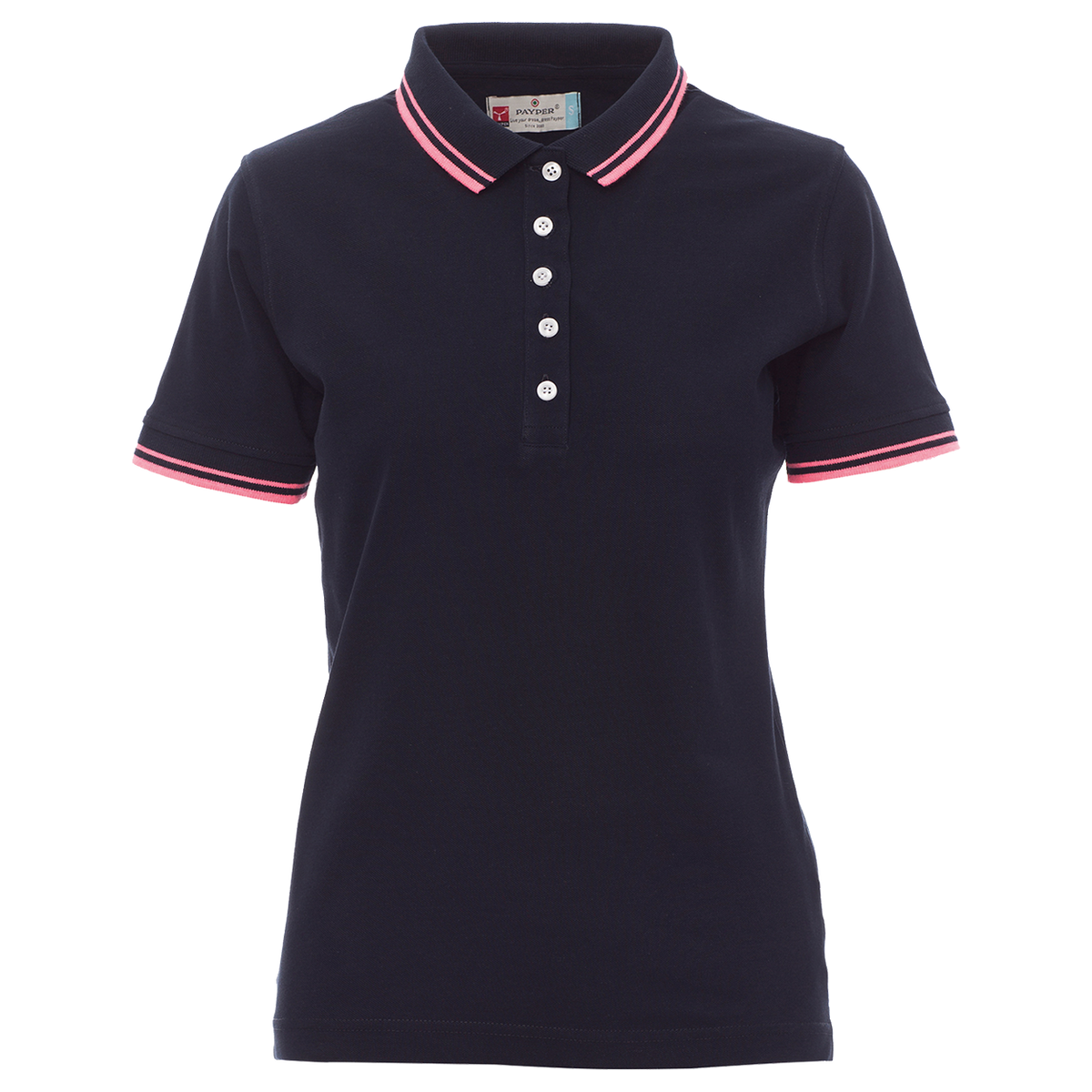 Дамска тениска с яка PAYPER SKIPPER BLACK