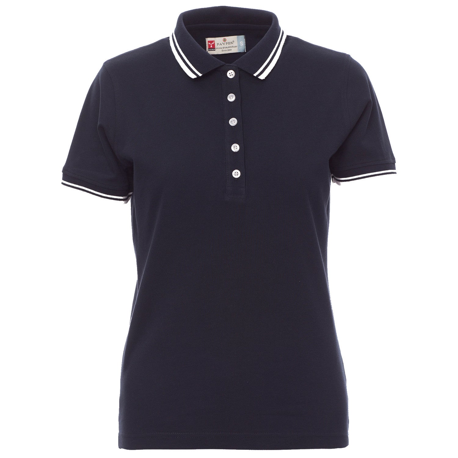Дамска тениска с яка PAYPER SKIPPER NAVY