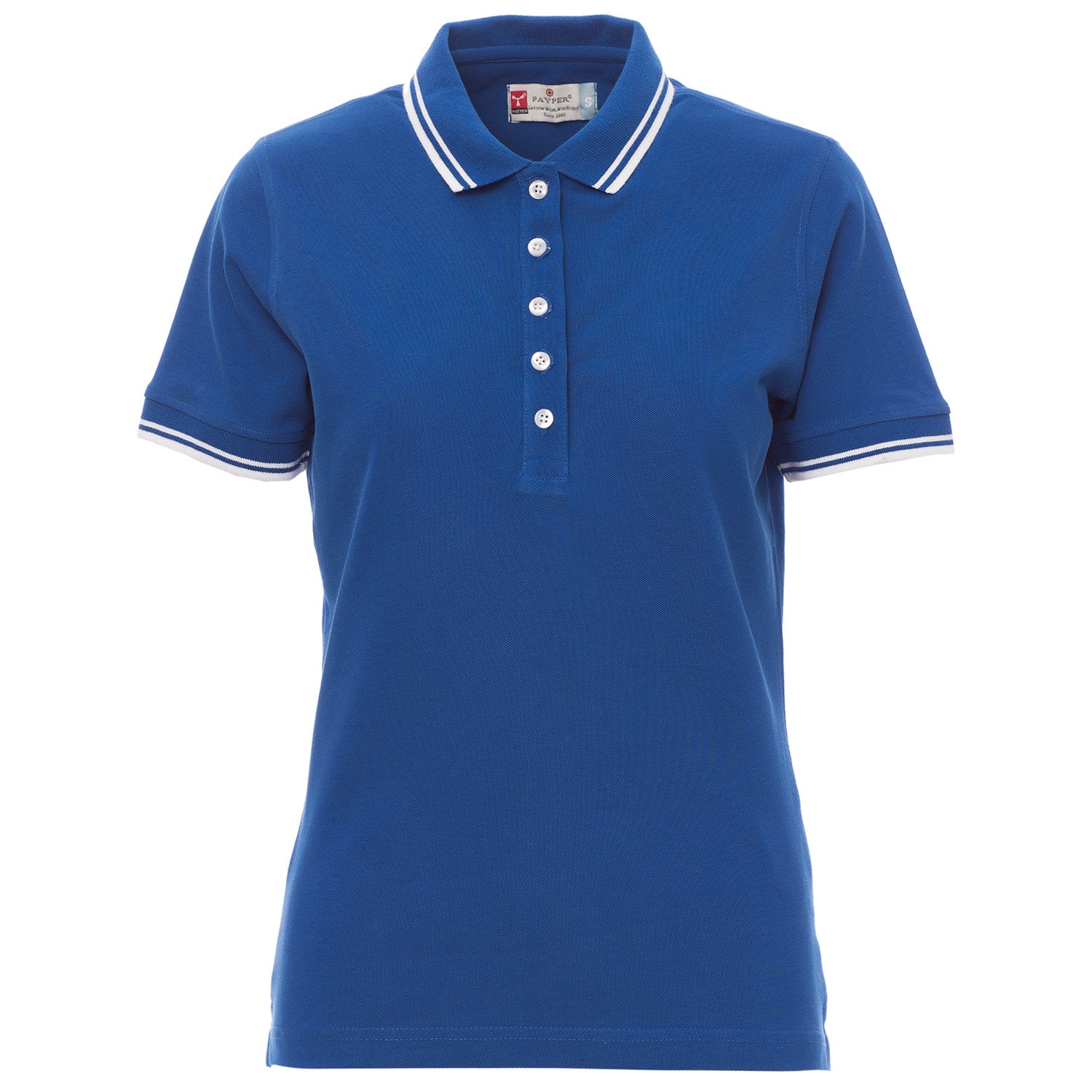 Lady's polo t-shirt PAYPER SKIPPER ROYAL BLUE