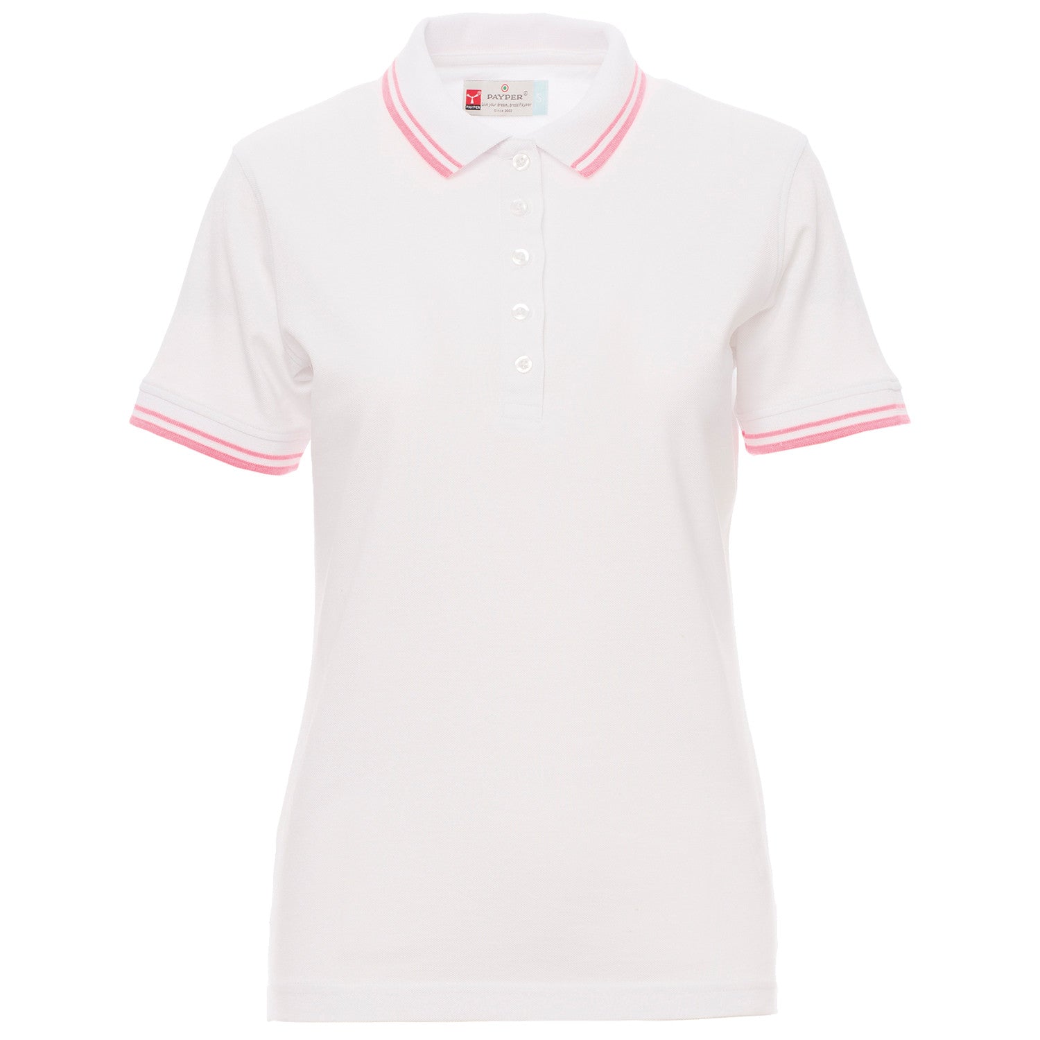 Дамска тениска с яка PAYPER SKIPPER WHITE