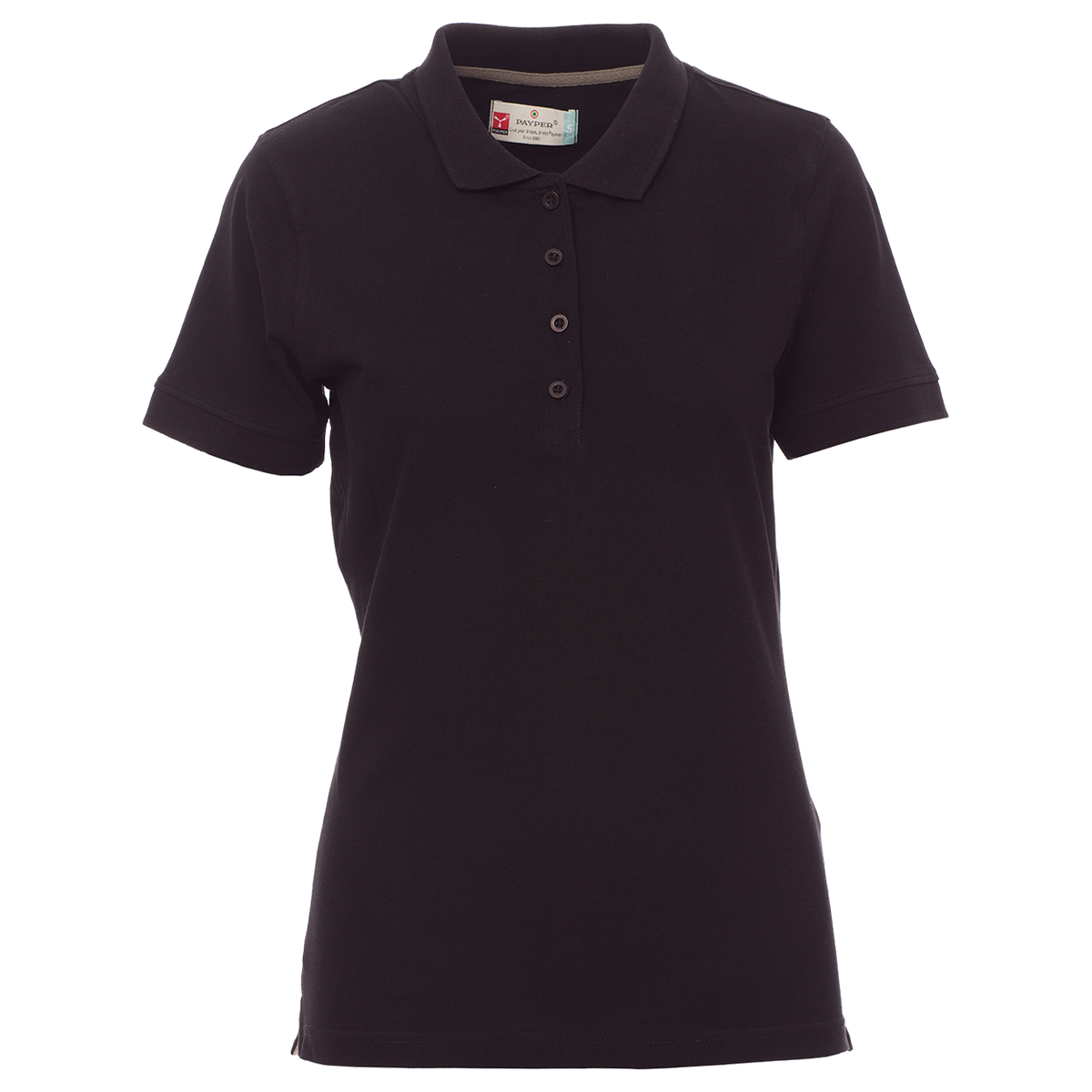 Tricou polo pentru femei PAYPER VENICE NEGRU