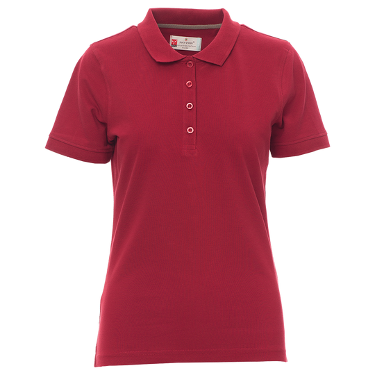 Дамска тениска с яка PAYPER VENICE BORDEAUX