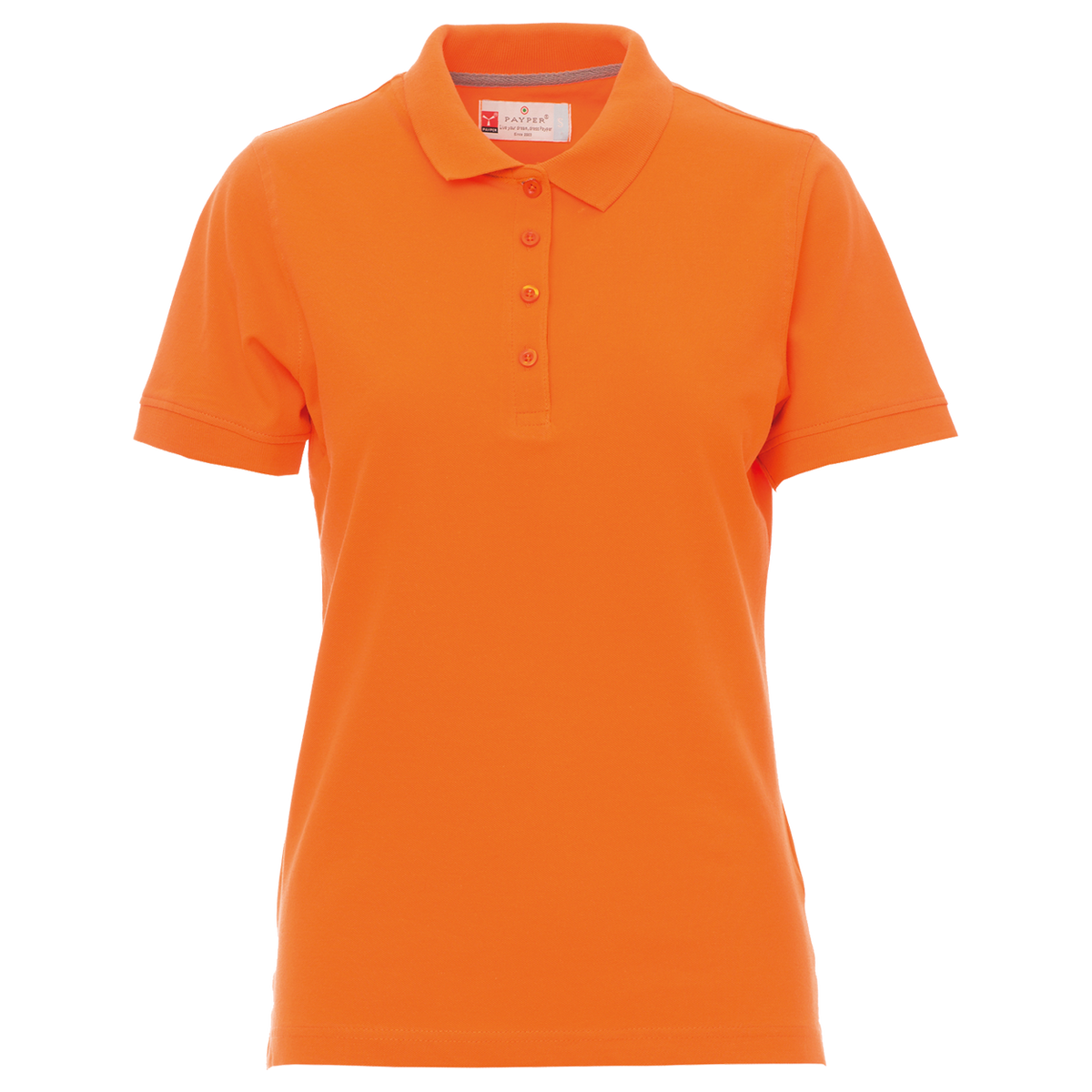 Lady's polo t-shirt PAYPER VENICE ORANGE