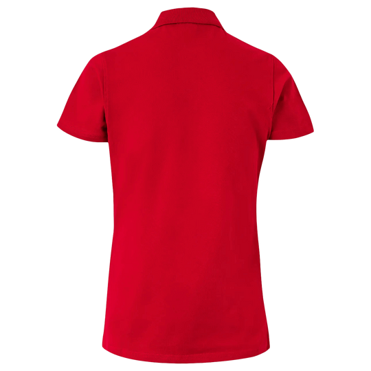 Дамска тениска с яка VELILLA RED - 2