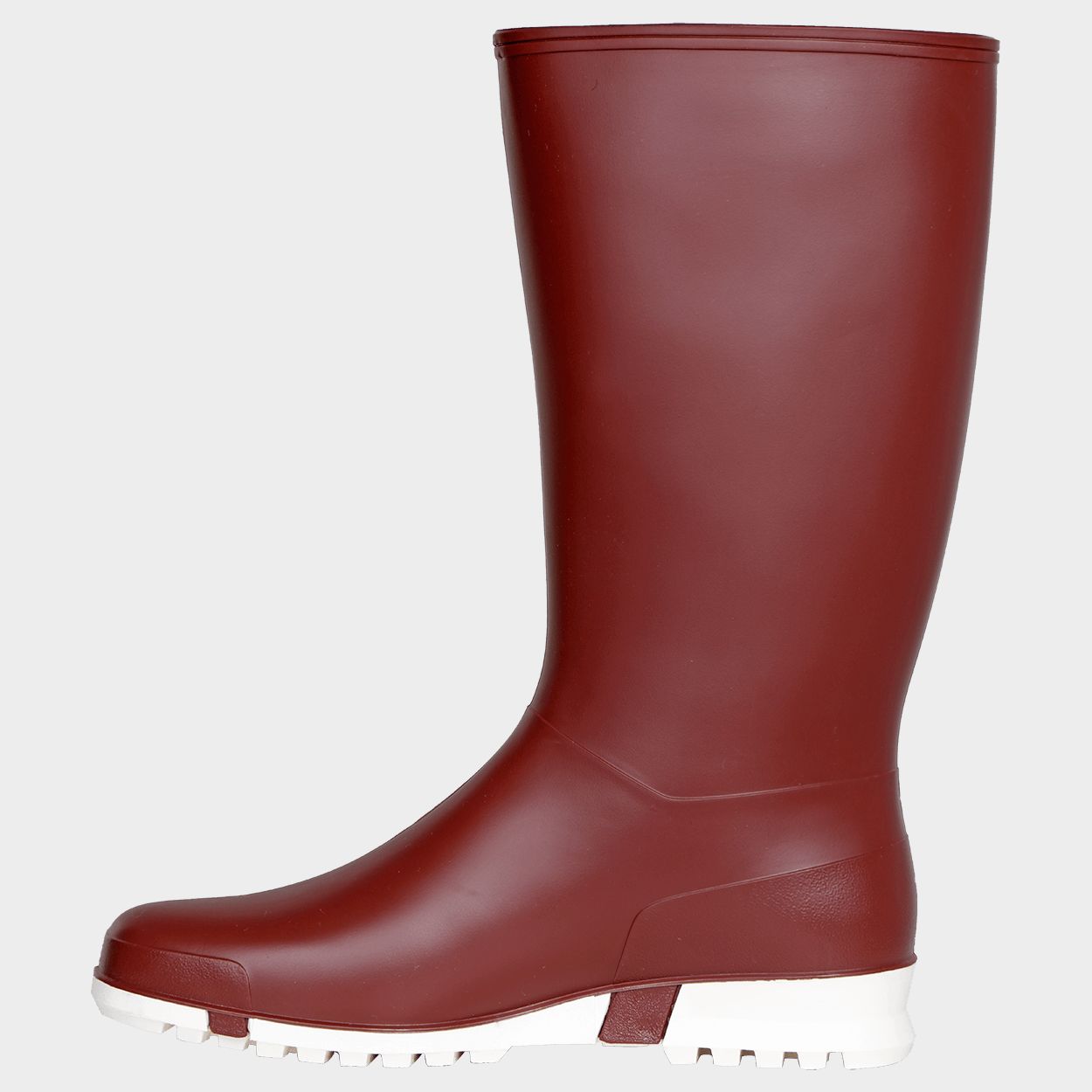 Lady's rubber boots Dunlop Sport BURGUNDY/WHITE - 3