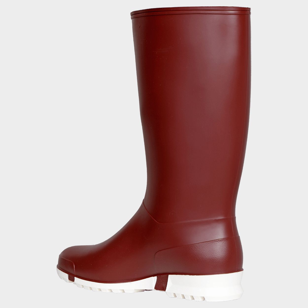 Lady's rubber boots Dunlop Sport BURGUNDY/WHITE - 4