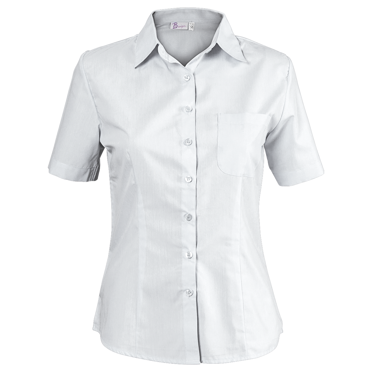 Γυναικείο κοντομάνικο πουκάμισο CAMISA WHITE