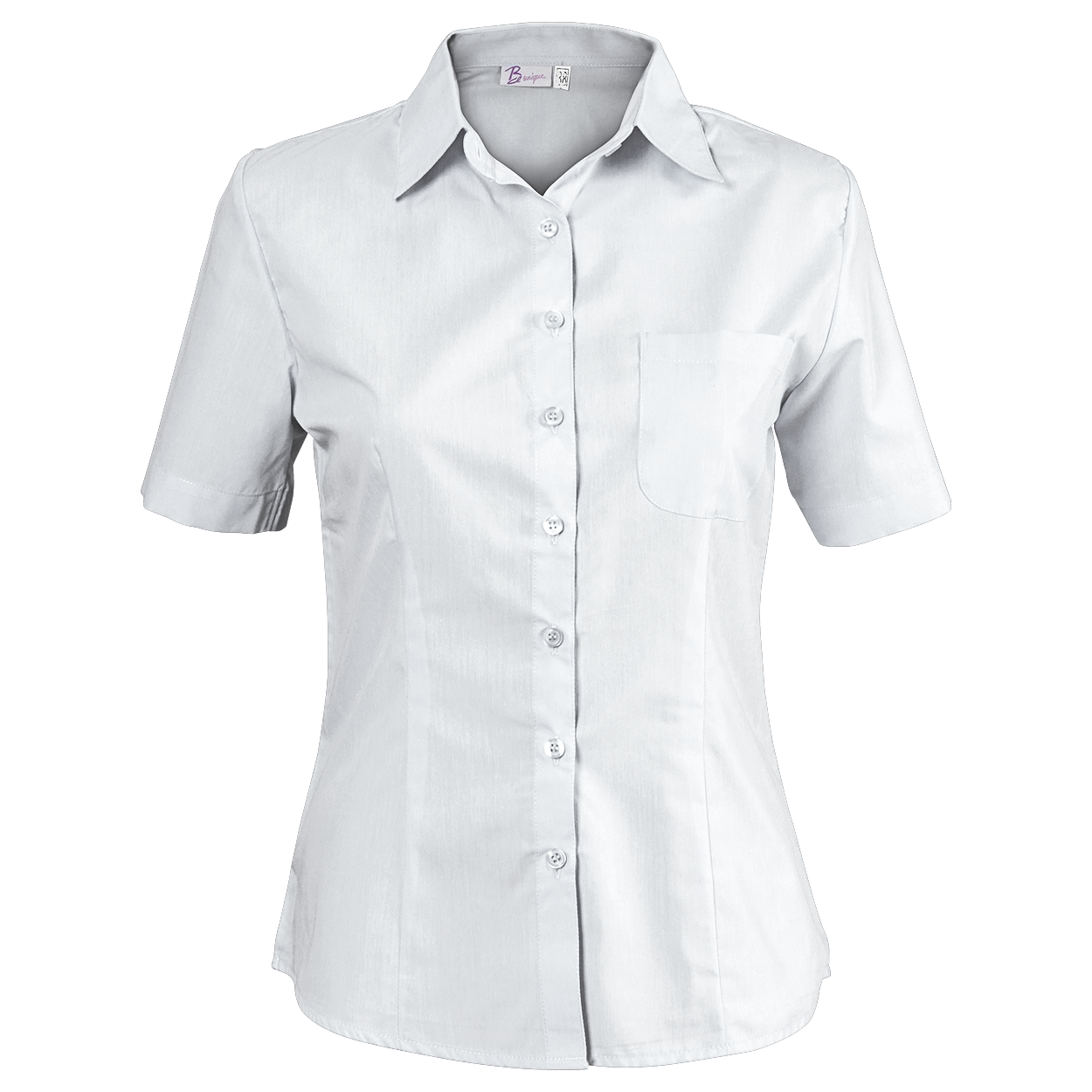 Γυναικείο κοντομάνικο πουκάμισο CAMISA WHITE