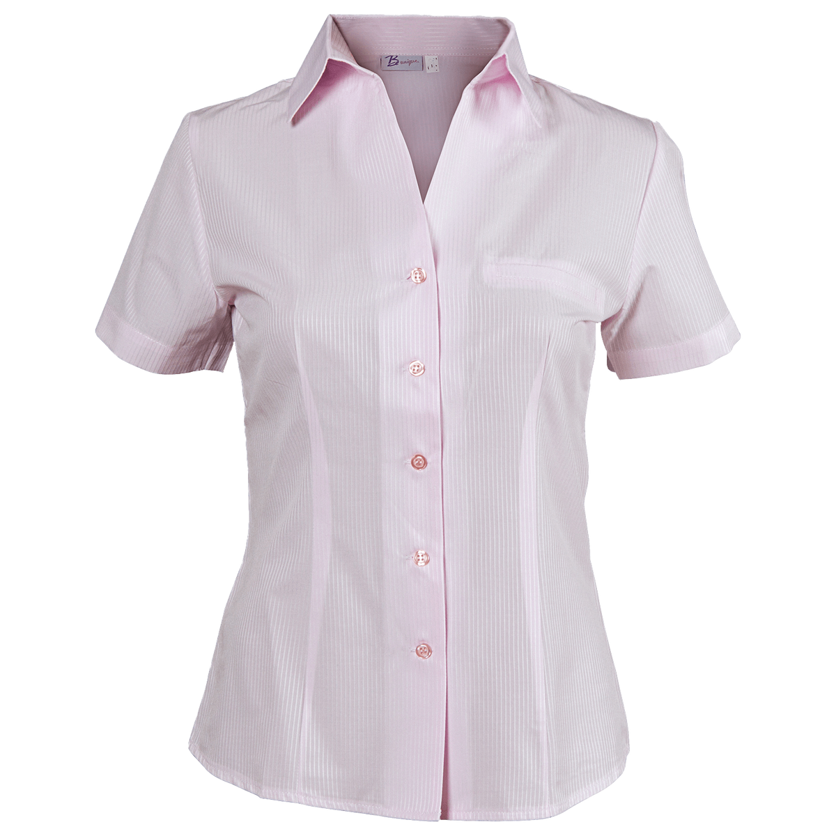 Lady's short sleeve shirt LEA PINK