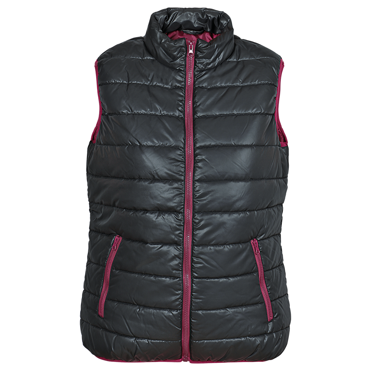Дамски елек FLASH BLACK/BORDEAUX