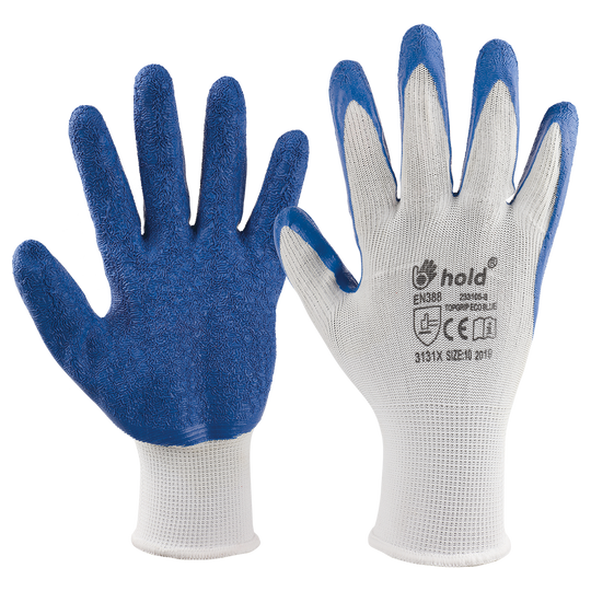 Latex dipped gloves CARD TOPGRIP B