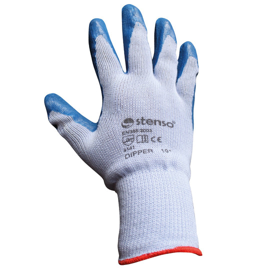 Ръкавици топени в латекс DIPPER BLUE