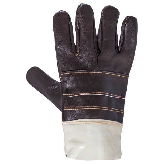 Leather and textile gloves FRANCOLIN