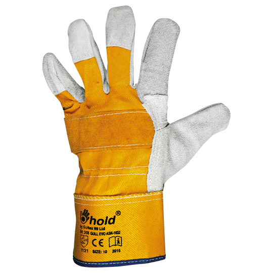 Leather and textile gloves GULL EVO