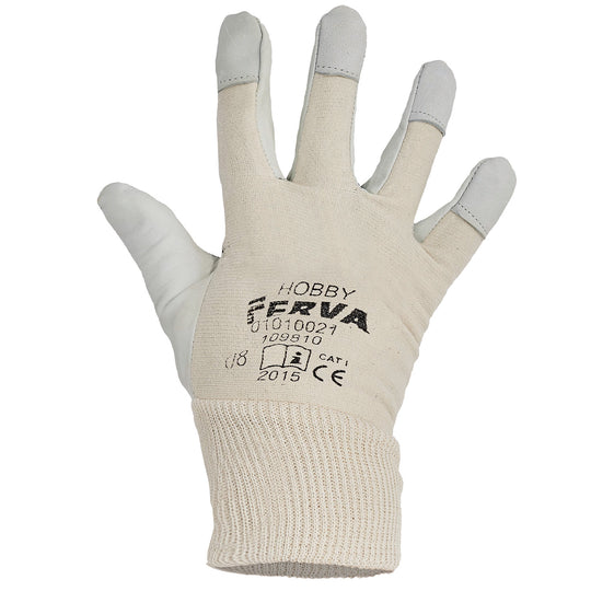 Leather and textile gloves HOBBY - 1