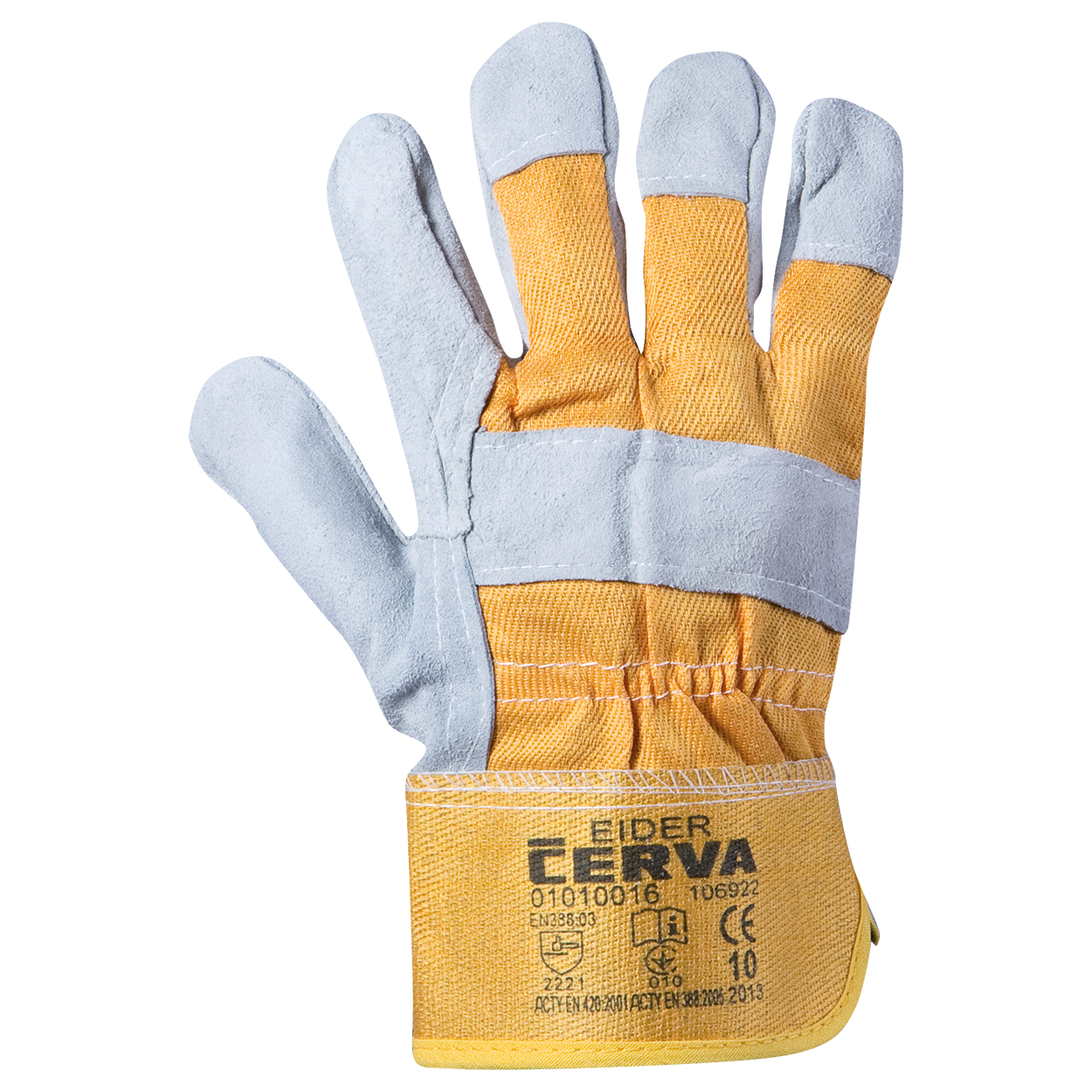 Mănuși din piele și material textil MIZAR