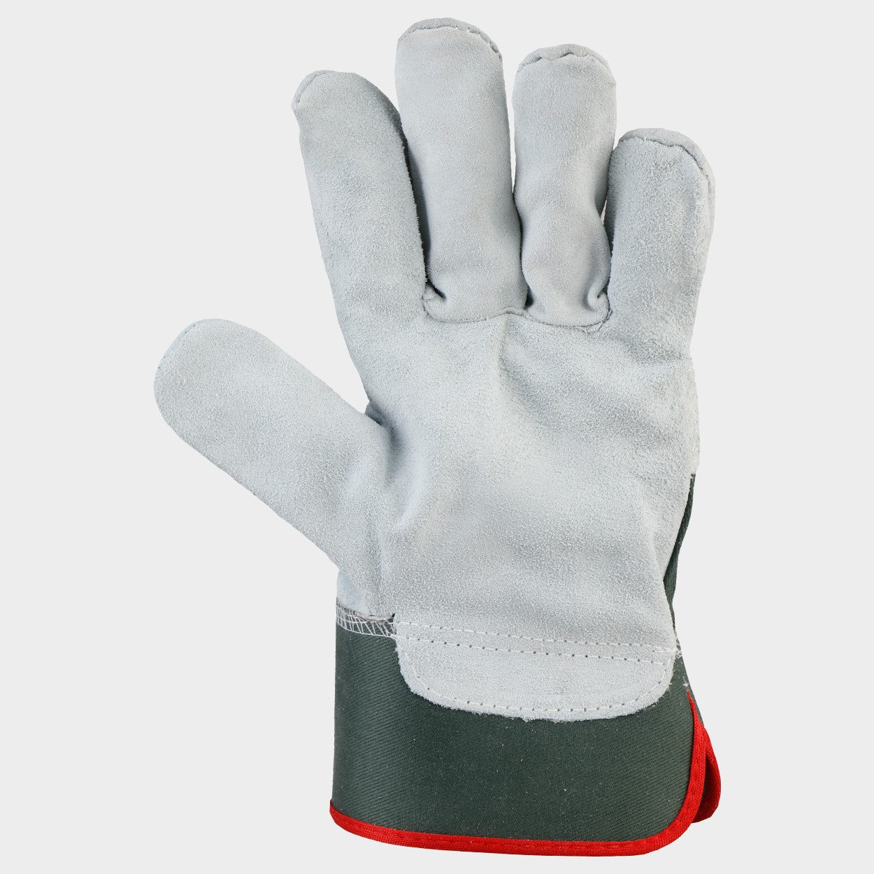 Leather and textile gloves MOHAVE GREEN - 3