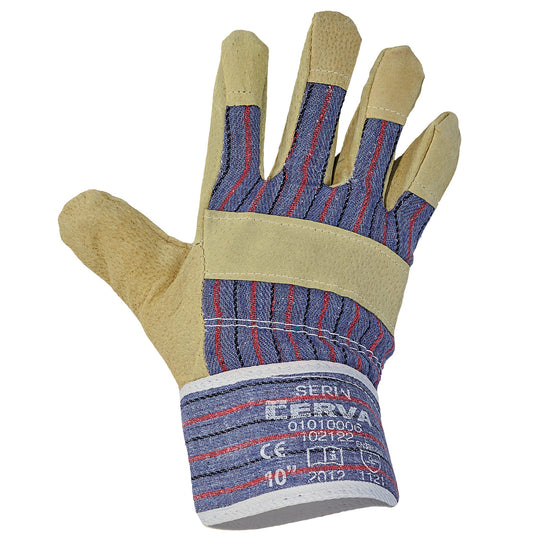 Leather and textile gloves SERIN