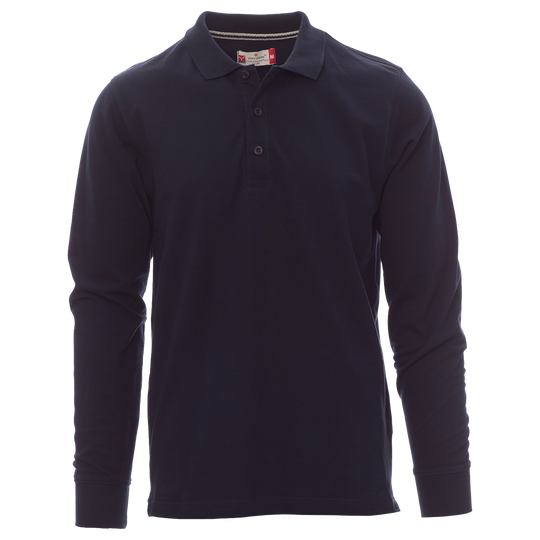 Блуза с дълъг ръкав и яка PAYPER FLORENCE NAVY