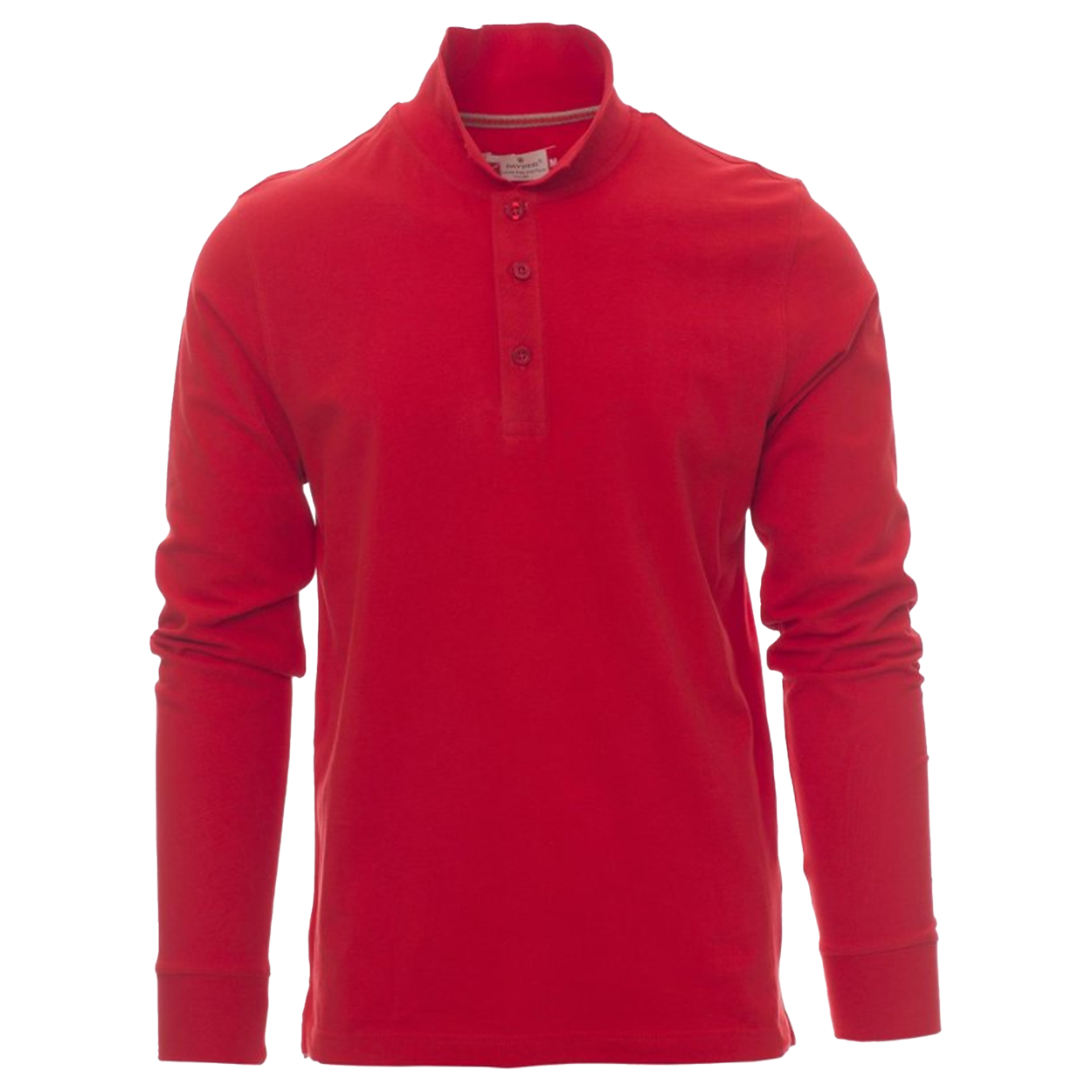 Long sleeve polo t-shirt PAYPER FLORENCE RED
