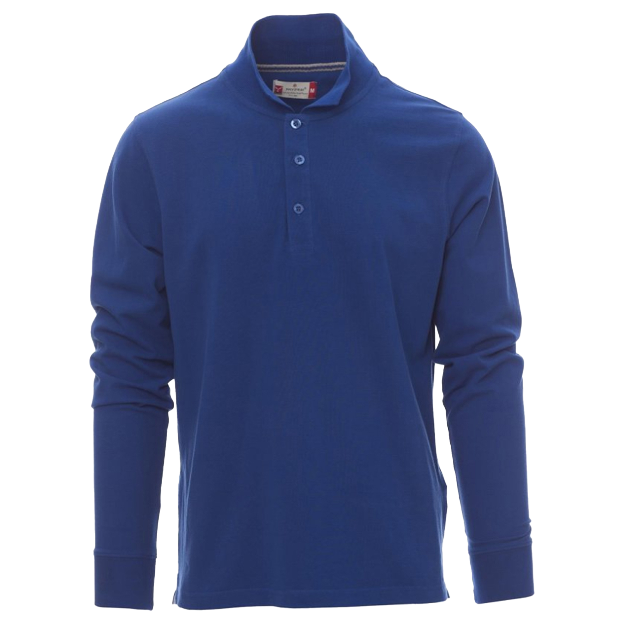 Блуза с дълъг ръкав и яка PAYPER FLORENCE ROYAL BLUE
