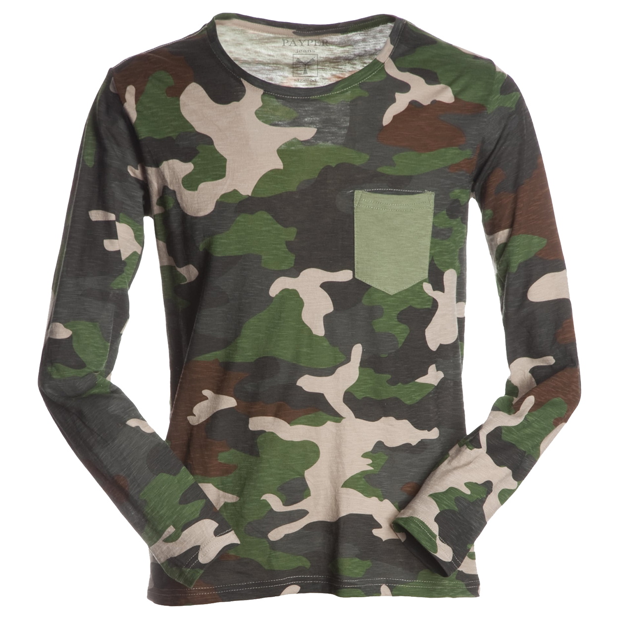 Bluză cu mânecă lungă PAYPER LIVING CAMUFLAJ