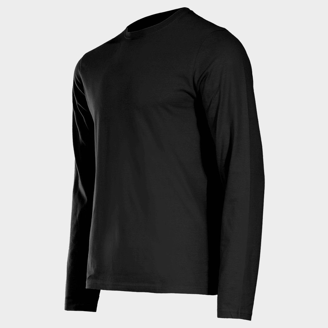 Μπλουζάκι με μακριά μανίκια STENSO KAOS BLACK - 3