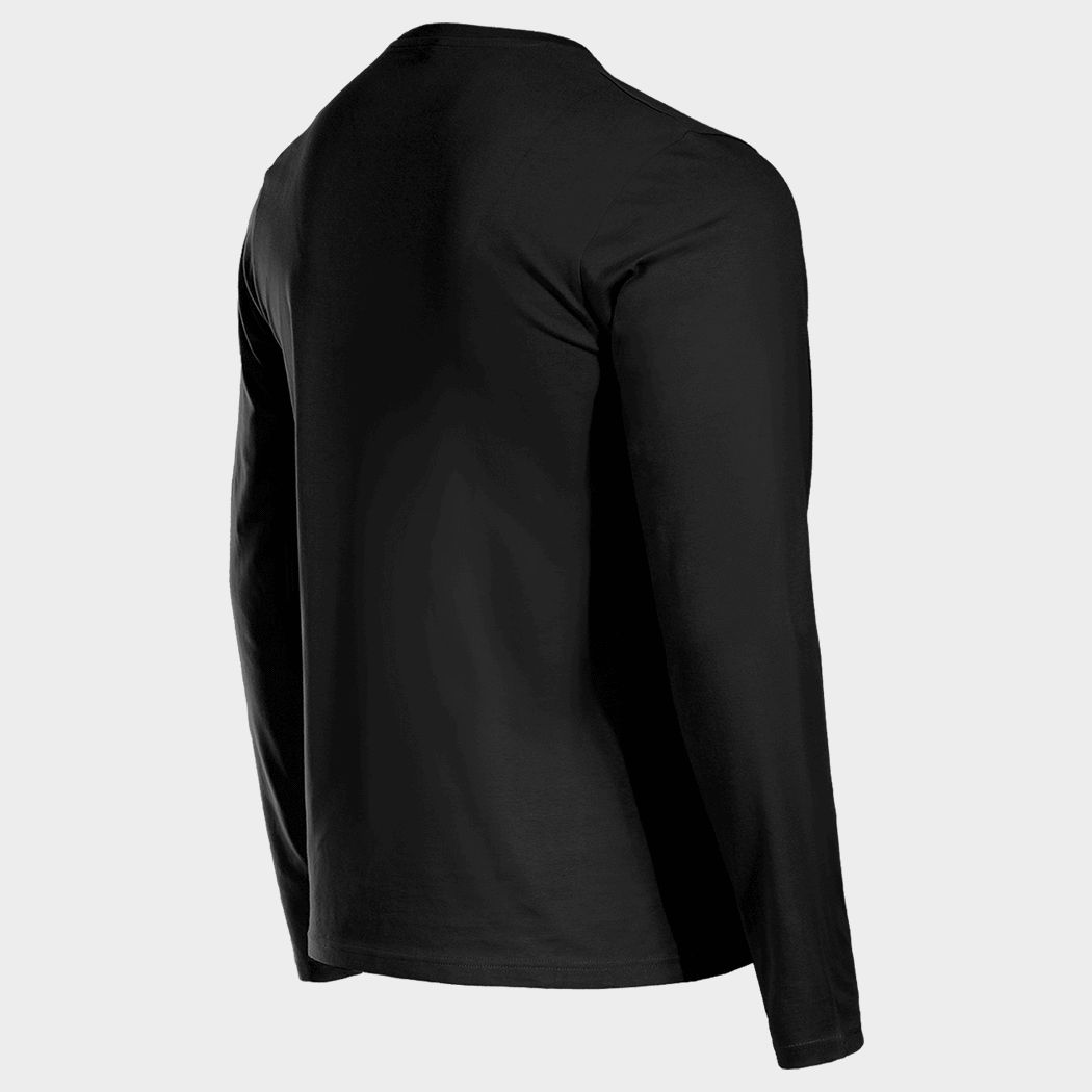 Μπλουζάκι με μακριά μανίκια STENSO KAOS BLACK - 4