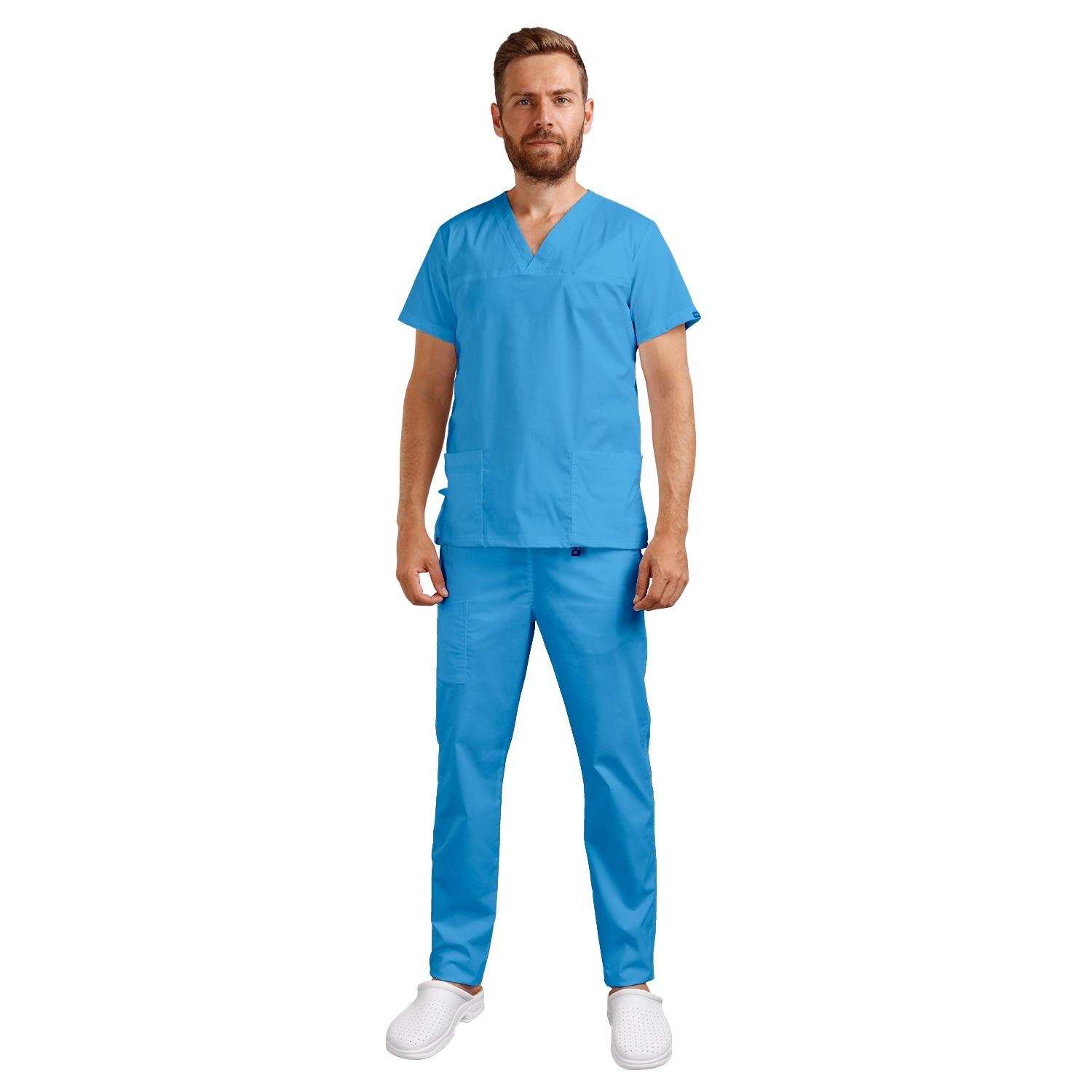 Pantaloni medicali TONY ALBASTRU - 10