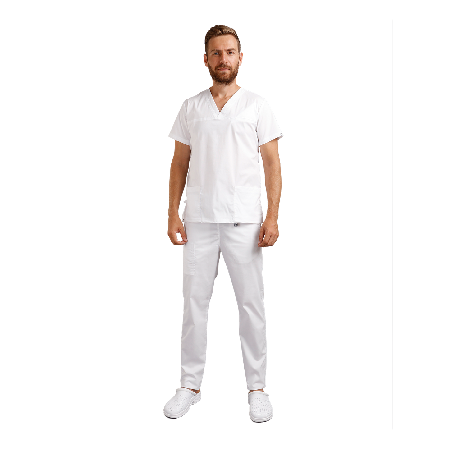 Pantaloni medicali TONY ALB - 11