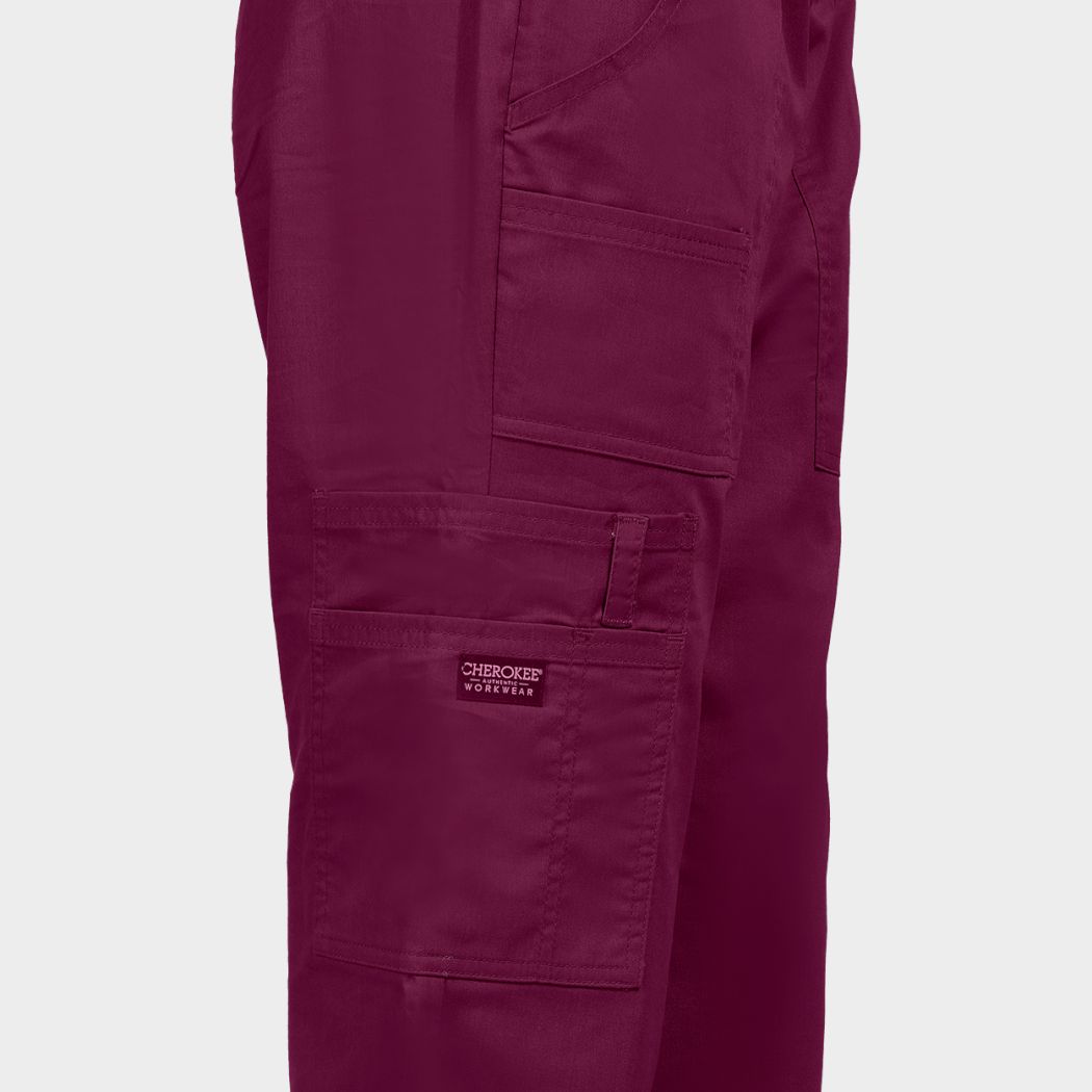 Pantaloni medicali CHEROKEE MR CARGO VIȘINIU WWE4005 - 5
