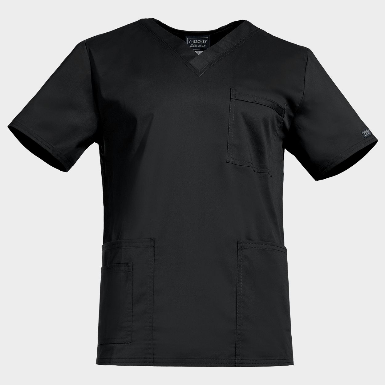 Tunică medicală CHEROKEE V-NECK NEGRU WWE4725 - 1