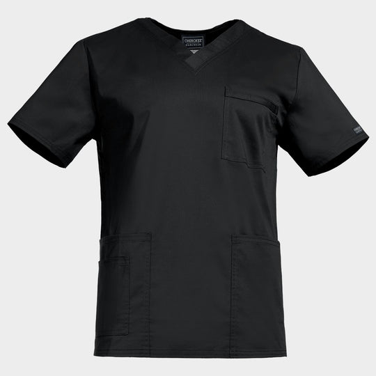 Медицинска туника CHEROKEE V-NECK BLACK WWE4725 - 1