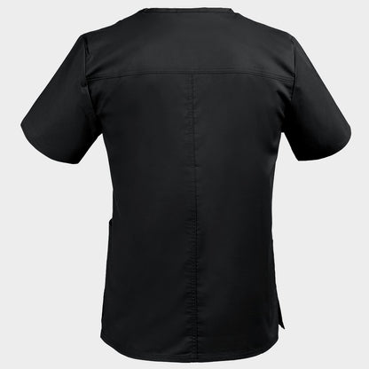 Tunică medicală CHEROKEE V-NECK NEGRU WWE4725 - 2