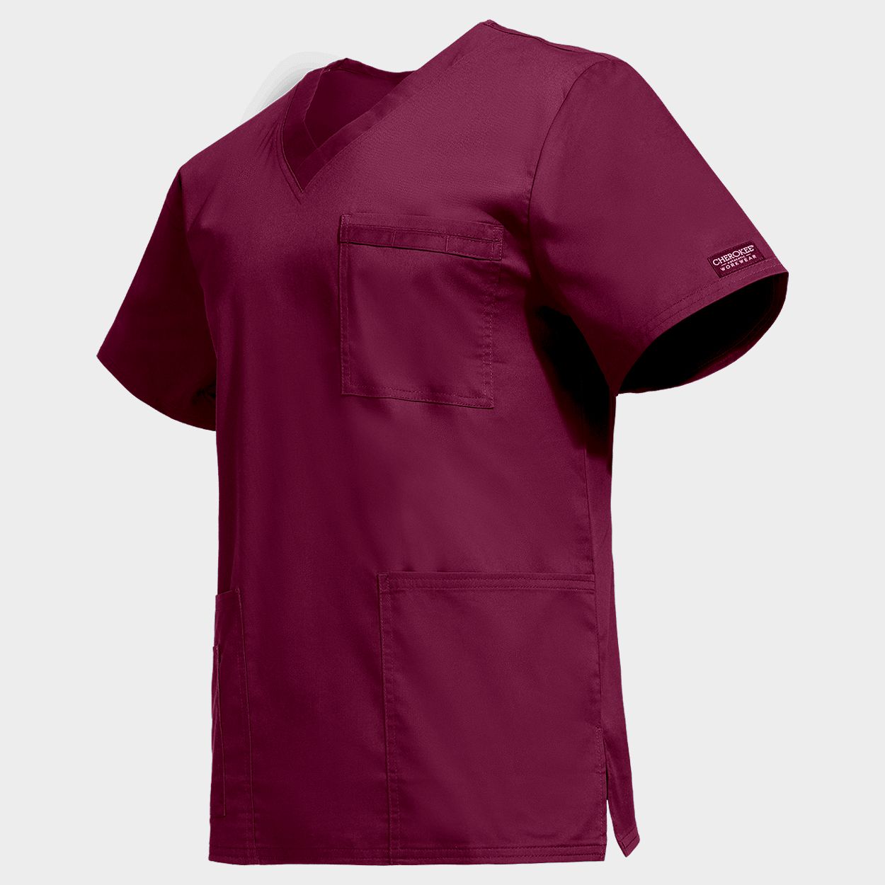 Tunică medicală CHEROKEE V-NECK VIȘINIU WWE4725 - 3