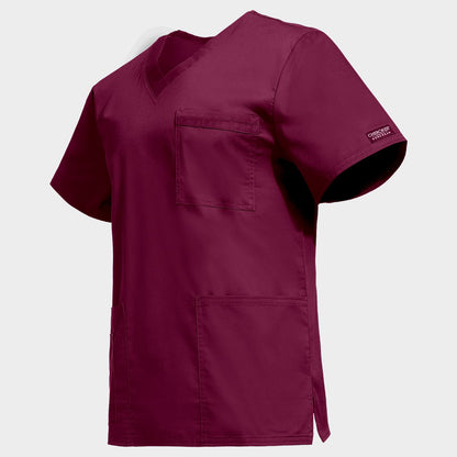 Tunică medicală CHEROKEE V-NECK VIȘINIU WWE4725 - 3