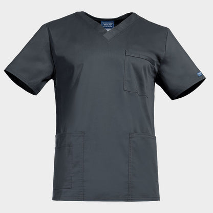 Ιατρική μπλούζα CHEROKEE V-NECK GREY WWE4725 - 1