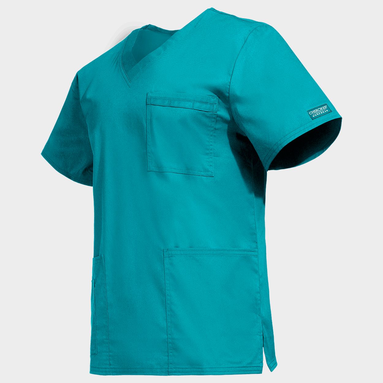 Tunică medicală CHEROKEE V-NECK PETROL DESCHIS WWE4725 - 3