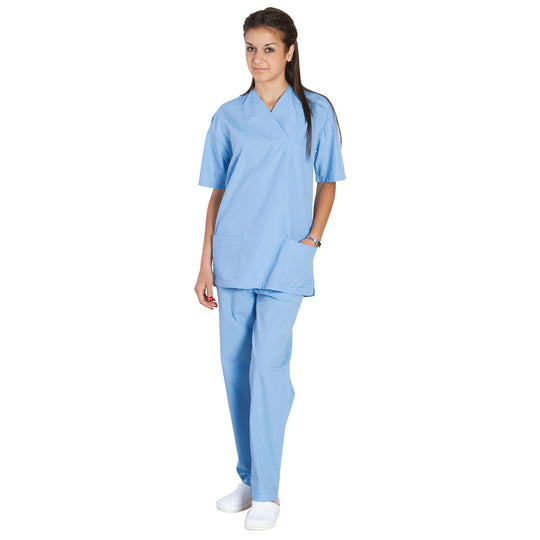 Ιατρικός μανδύας με παντελόνι G3 LIGHT BLUE - 2