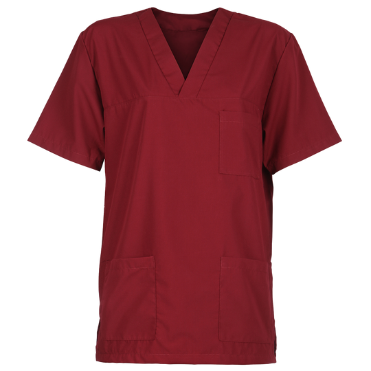 Tunică medicală cu pantaloni M3 BORDEAUX - 2