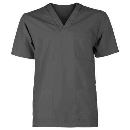 Costum medical unisex M3 GRI INCHIS - 2
