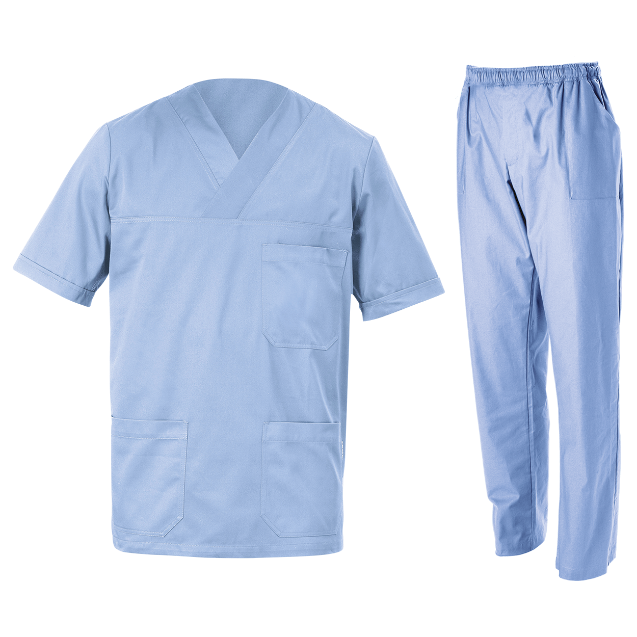 Медицински туника с панталон M3 LIGHT BLUE - 1