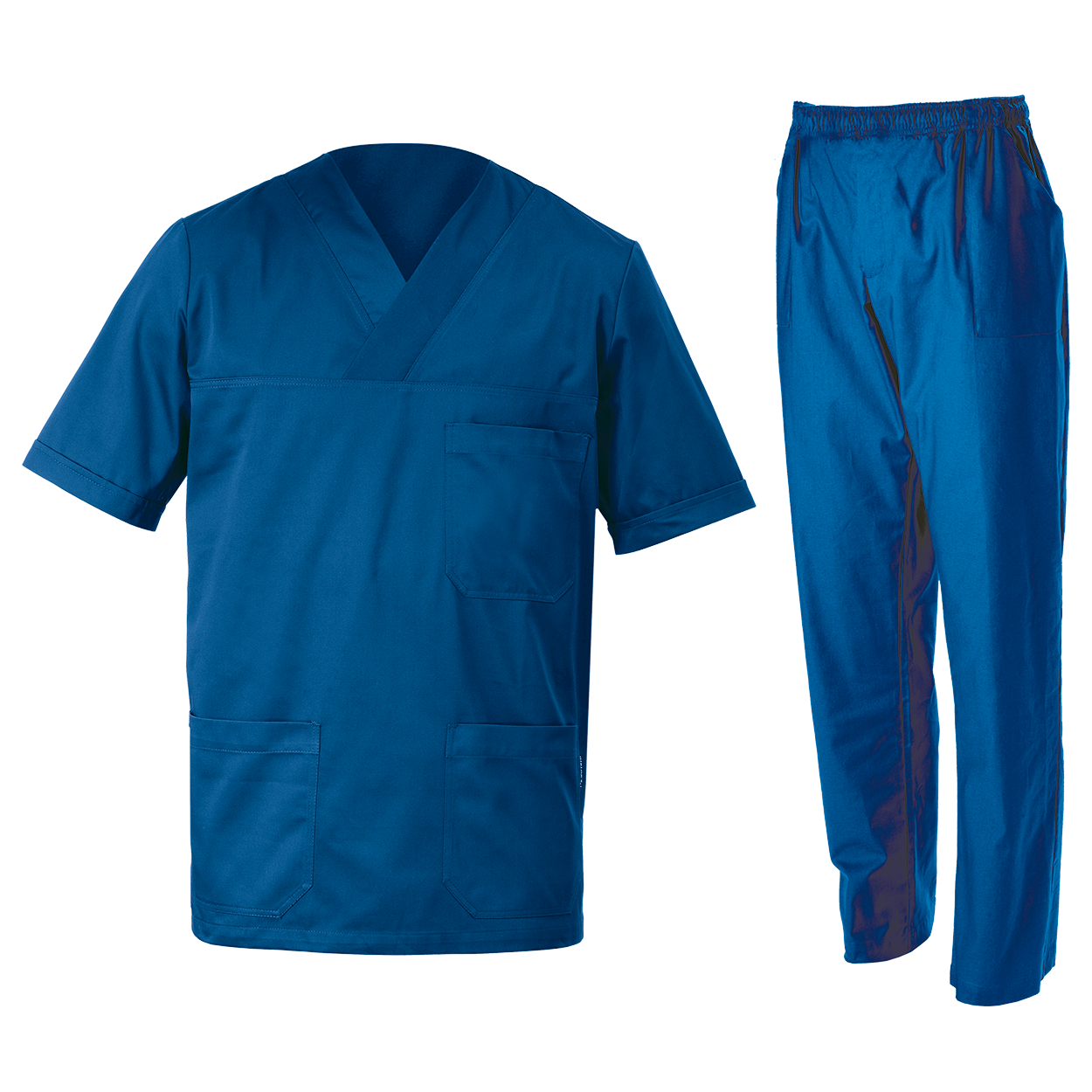 Medical tunic with pants M3 ROYAL BLUE - 1