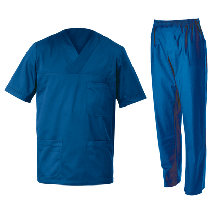 Medical tunic with pants M3 ROYAL BLUE - 1