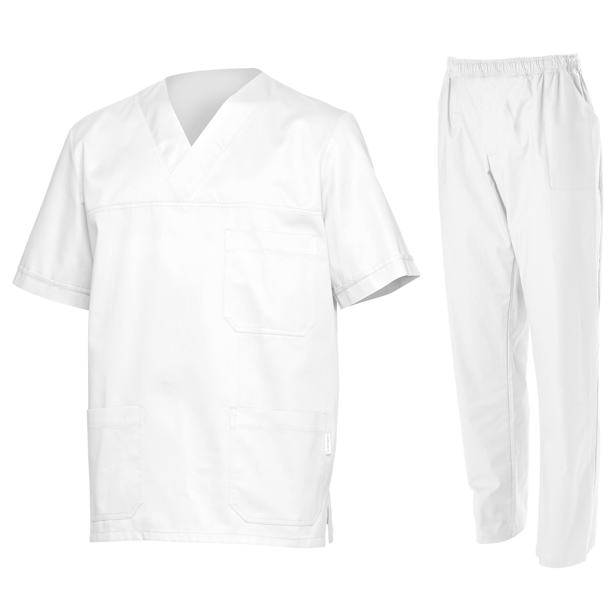 Медицински туника с панталон M3 WHITE - 1